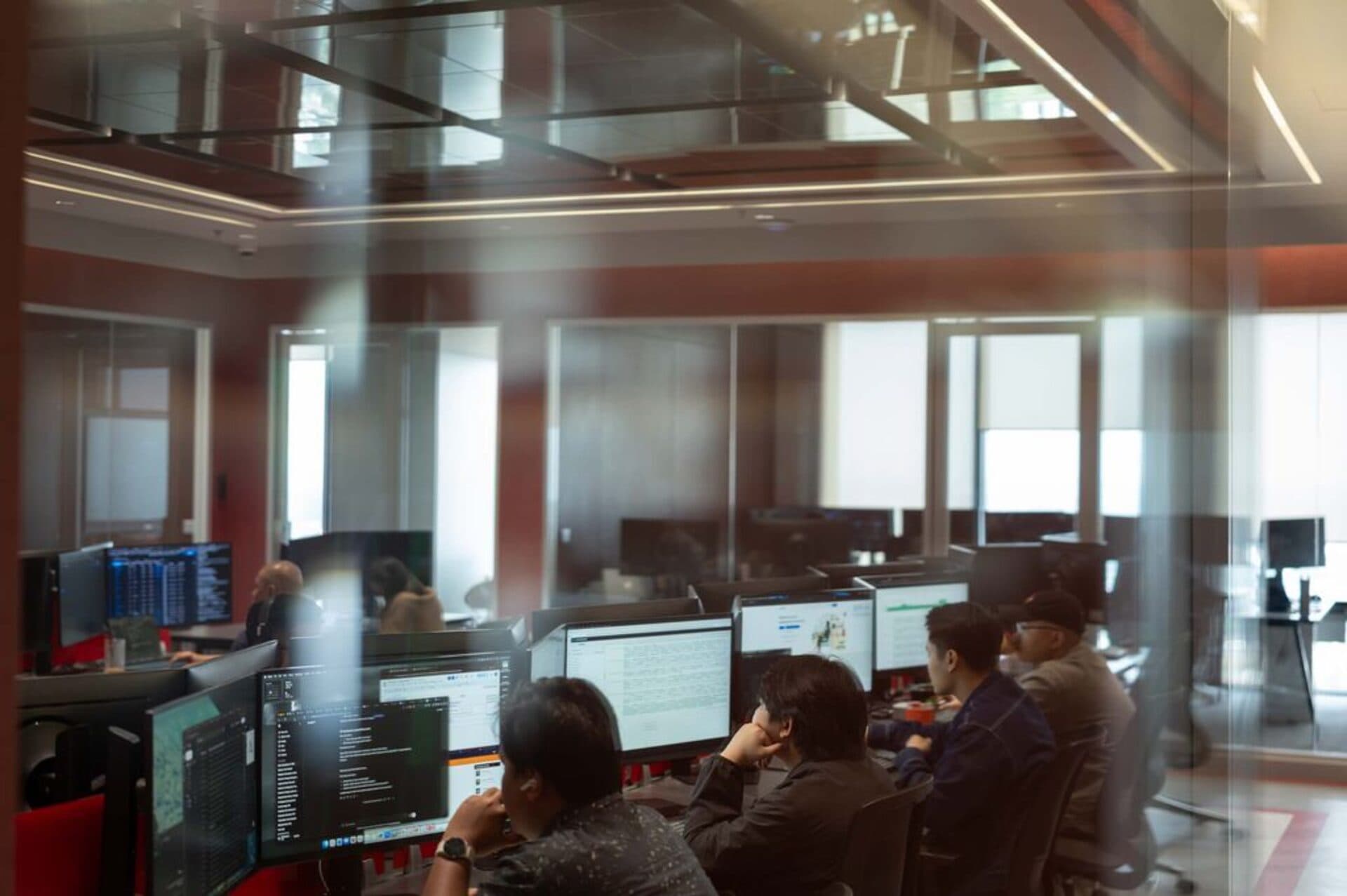 Zentara analysts on the operations floor, Jakarta