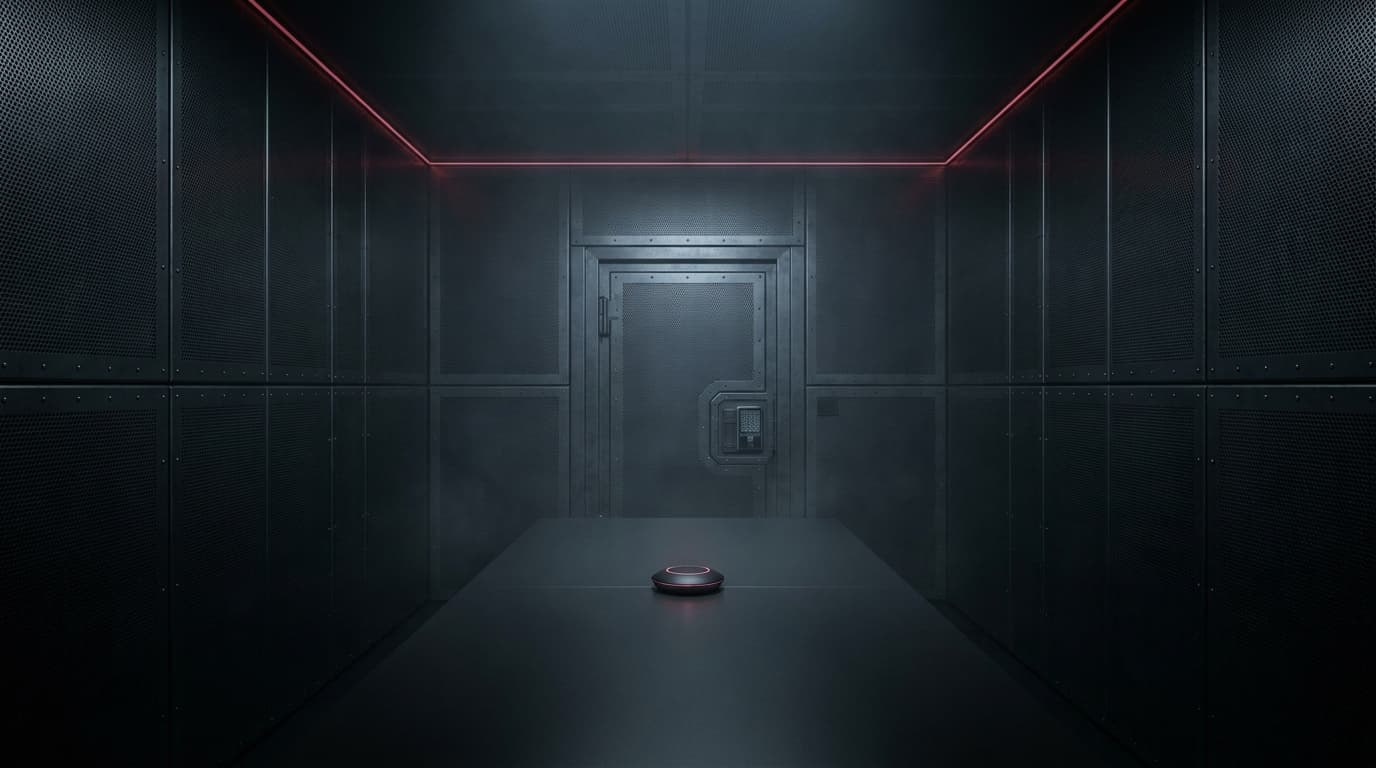 A shielded secure room engineered against surveillance