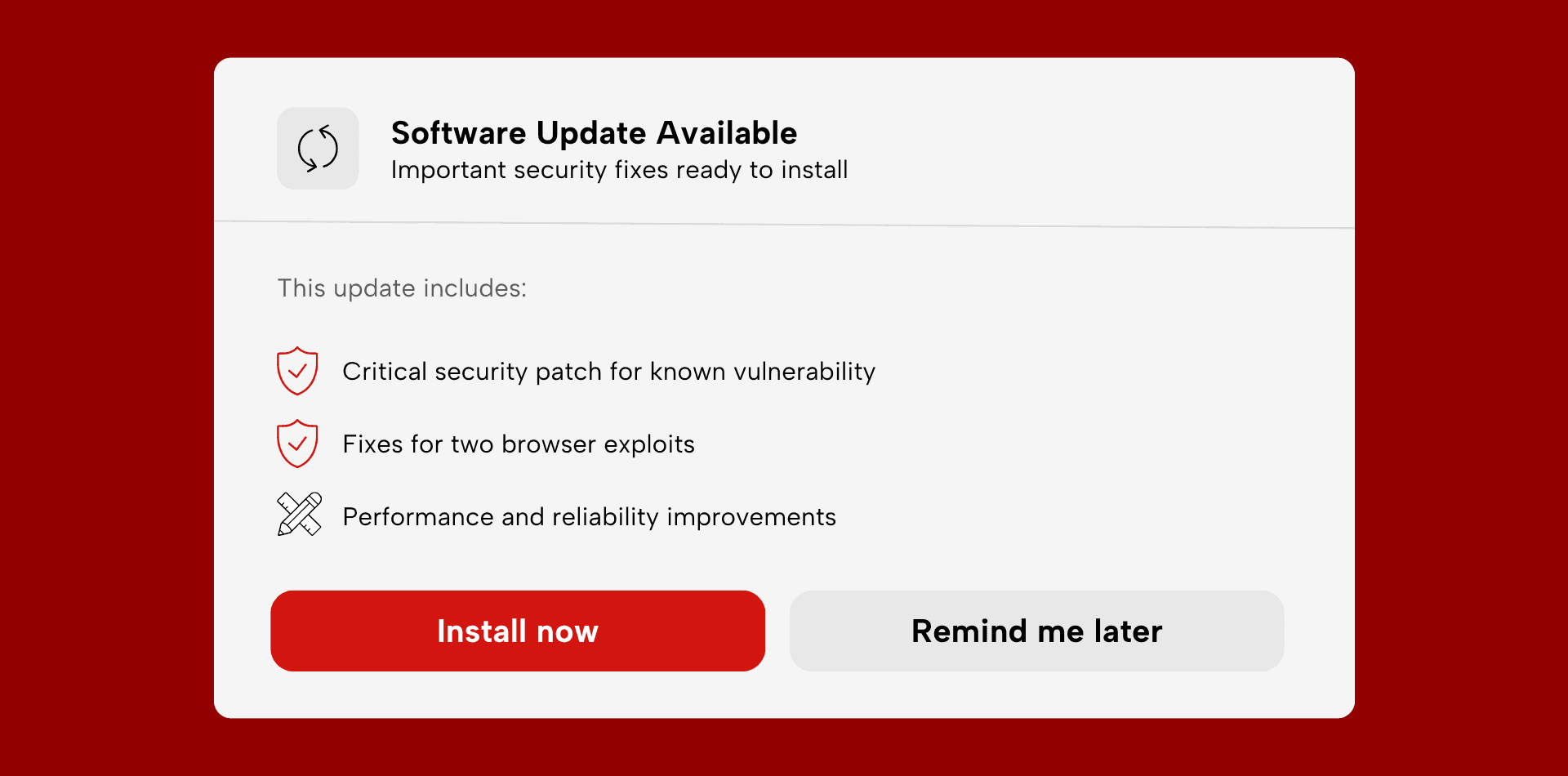 Software update