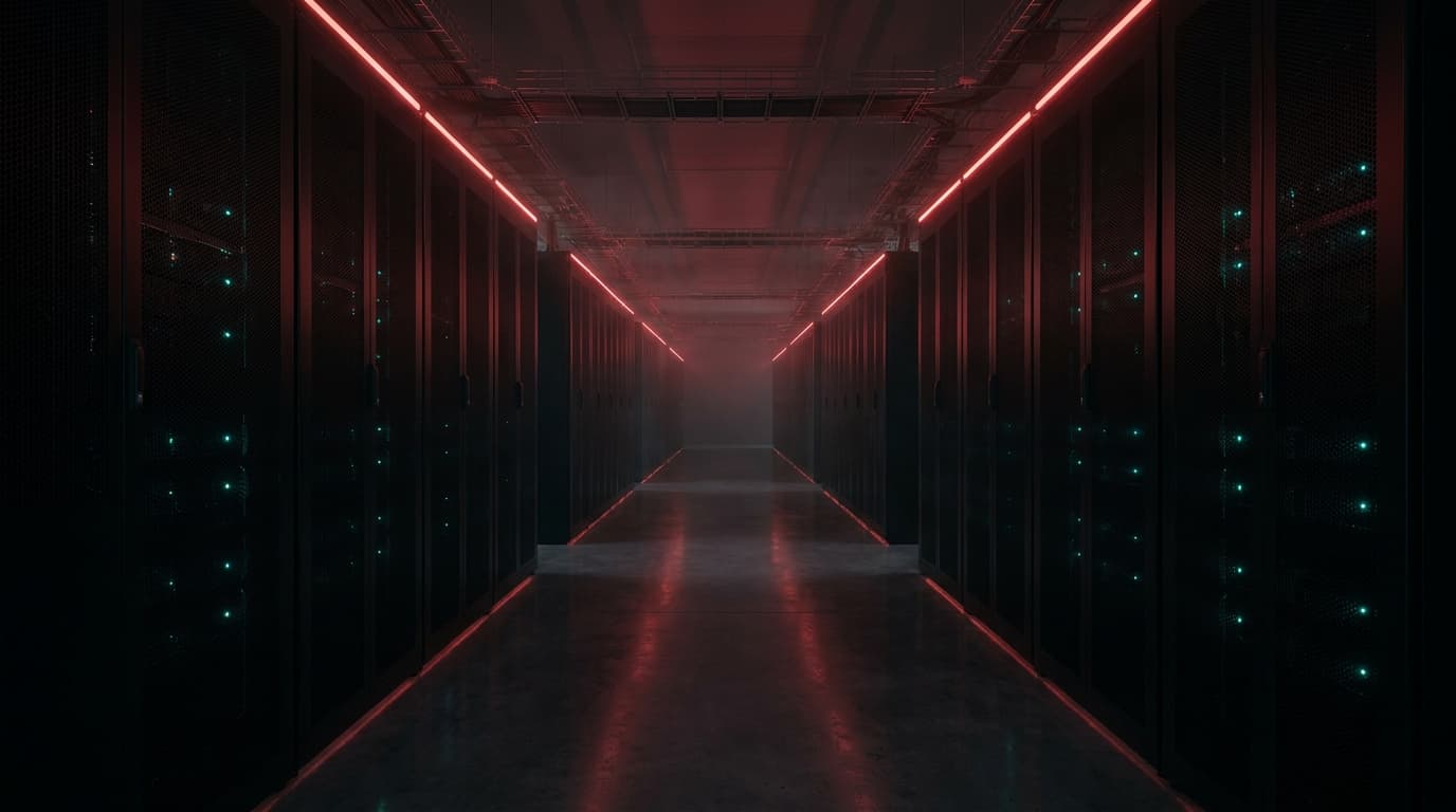 A hyperscale data center aisle — the environment this practice builds