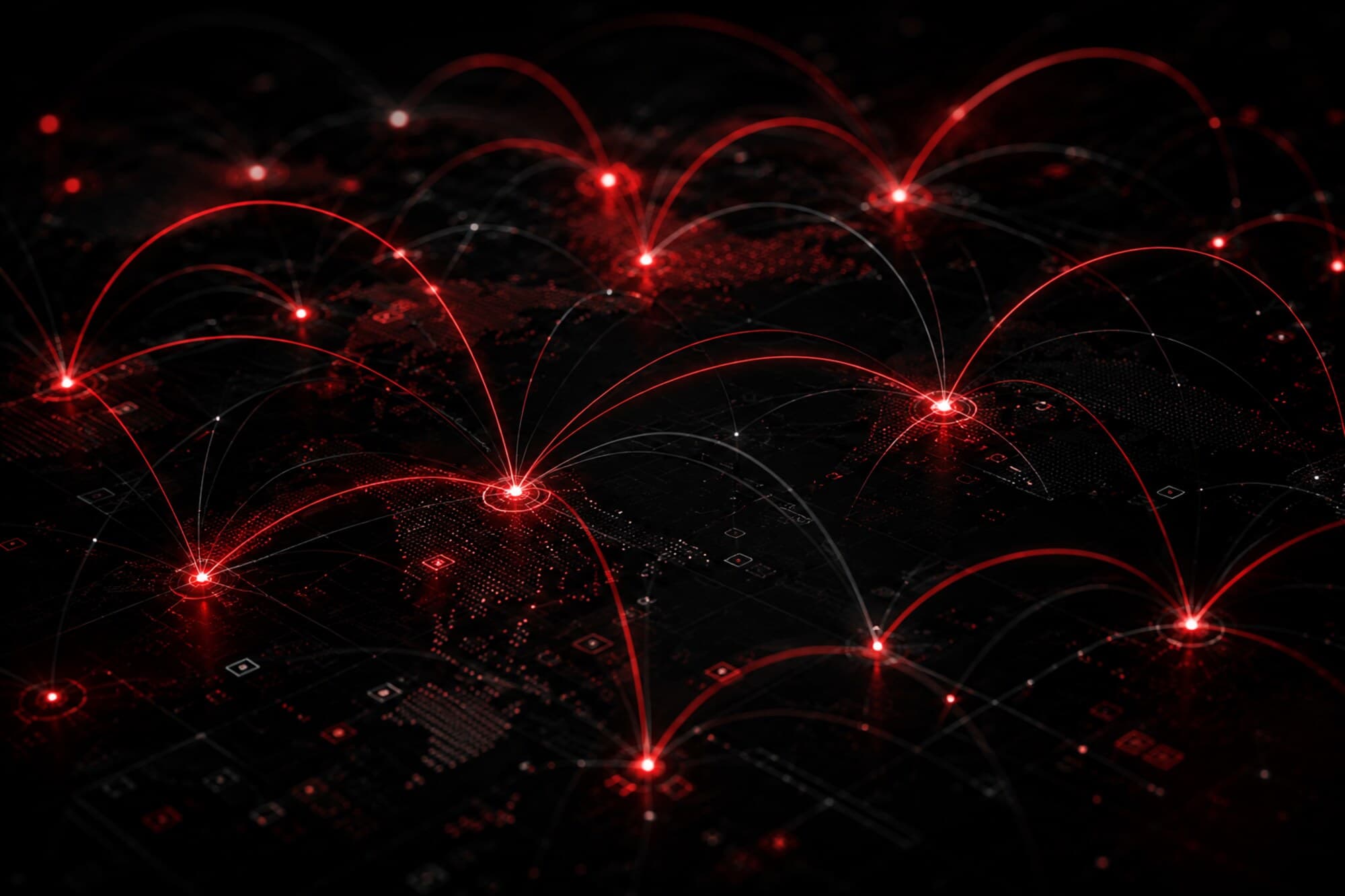 A red data network — governed, connected, controlled