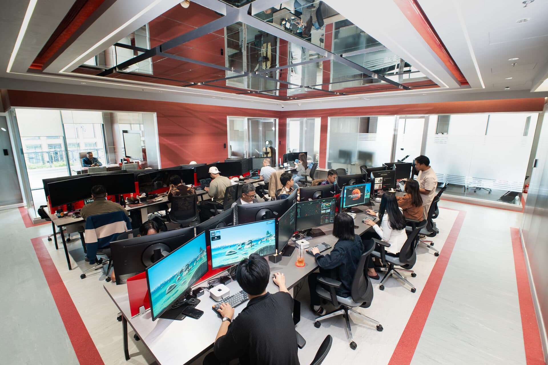 Zentara's security operations floor, Jakarta headquarters