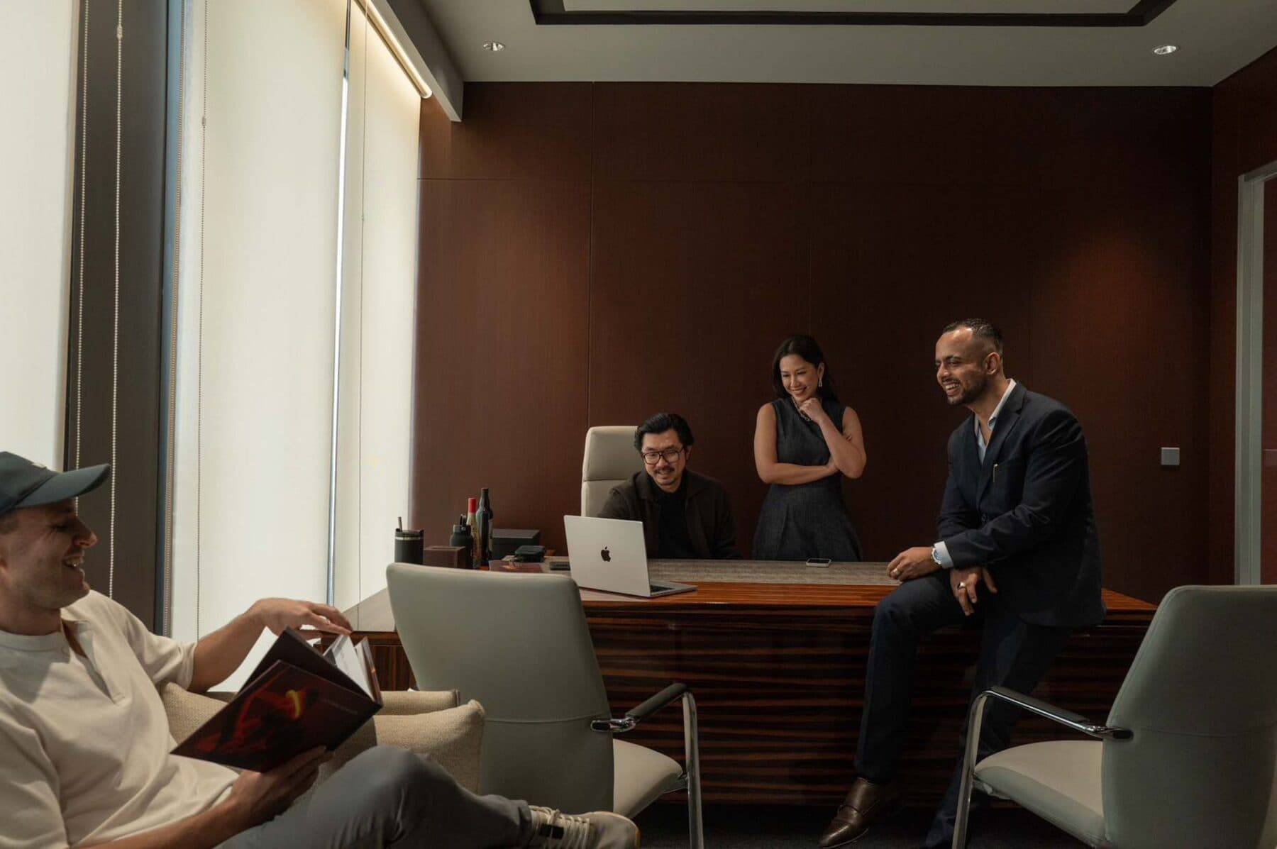 Zentara leadership in session at the Jakarta headquarters
